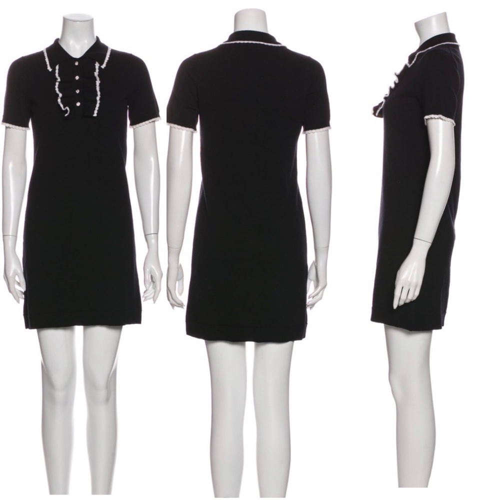 Cashmere Collared mini dress